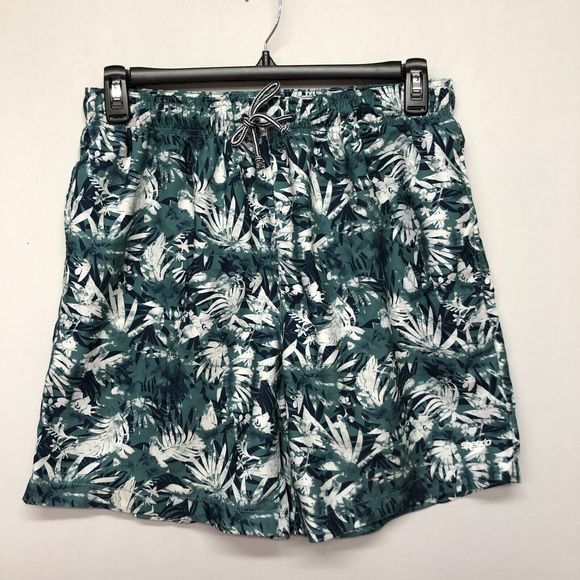 Speedo Men Swim Trunks Shorts Size Large Floral Lined with Polyester M111 -9 - Picture 1 of 16